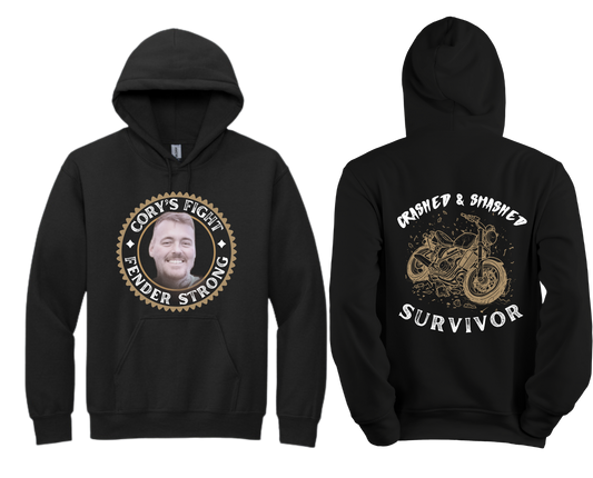Cory Fender Fundraiser -- Crewnecks & Hoodies