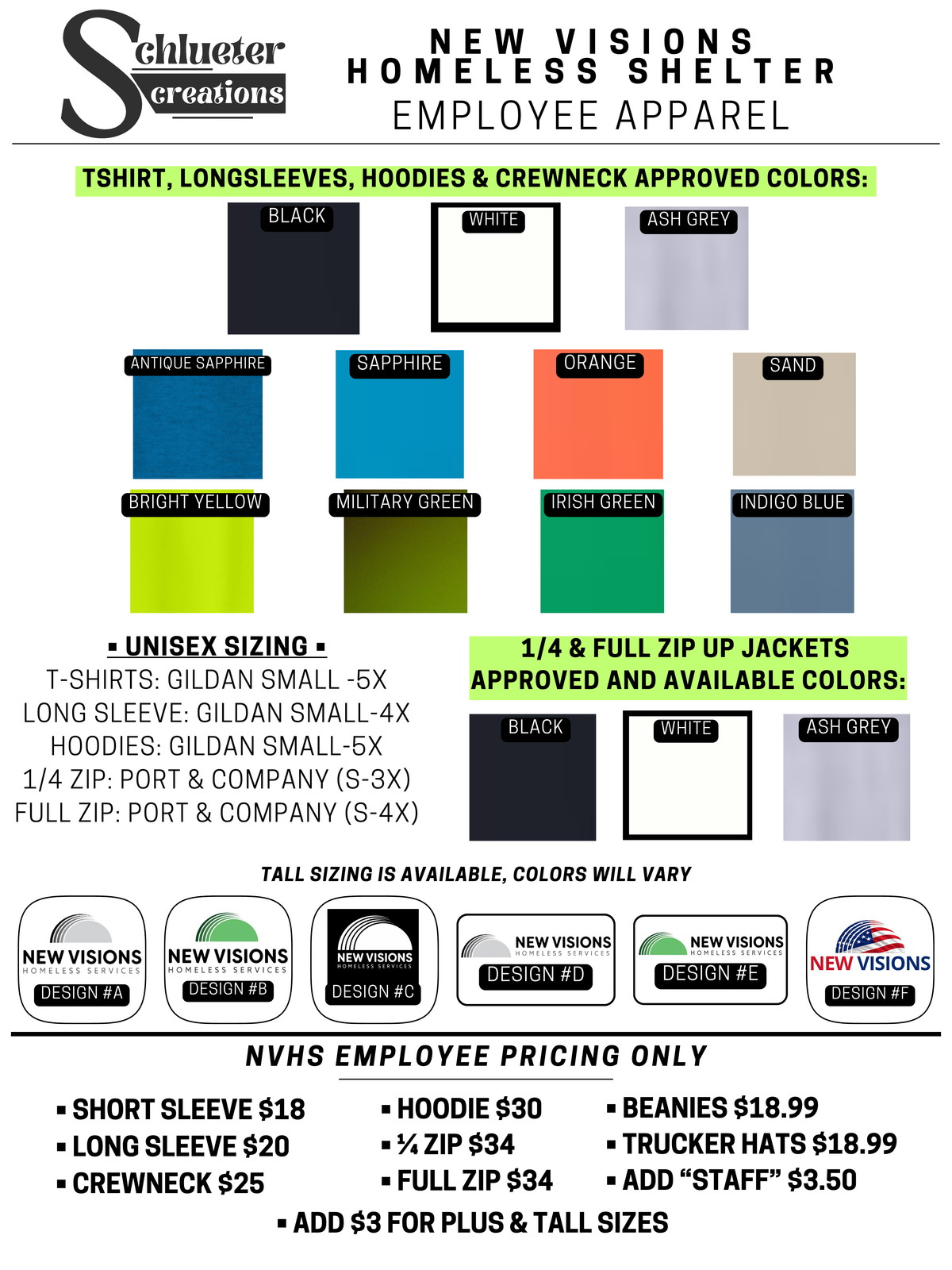 NVHS - EMPLOYEE ONLY STORE