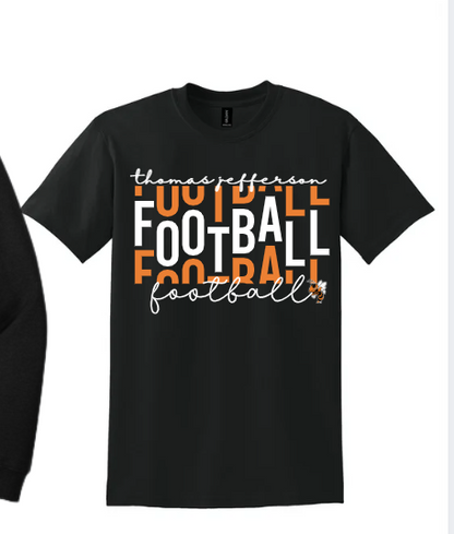 TJHS Football Gear - Football on Repeat