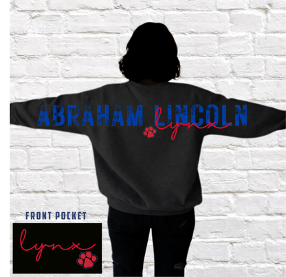 Abraham Lincoln Cheer Team - Arm to Arm Design