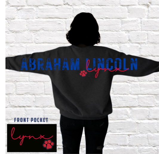 Abraham Lincoln Cheer Team - Arm to Arm Design