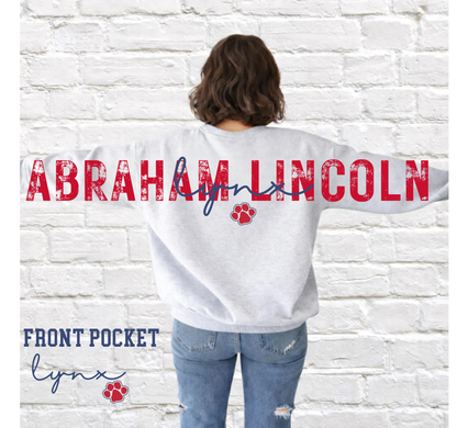 Abraham Lincoln Cheer Team - Arm to Arm Design