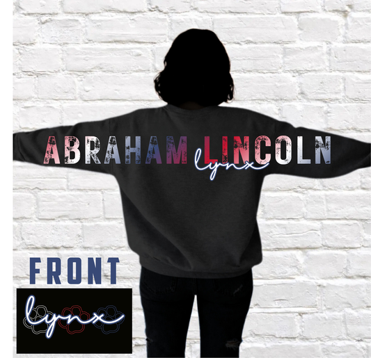 Abraham Lincoln Cheer Team - Arm to Arm Design