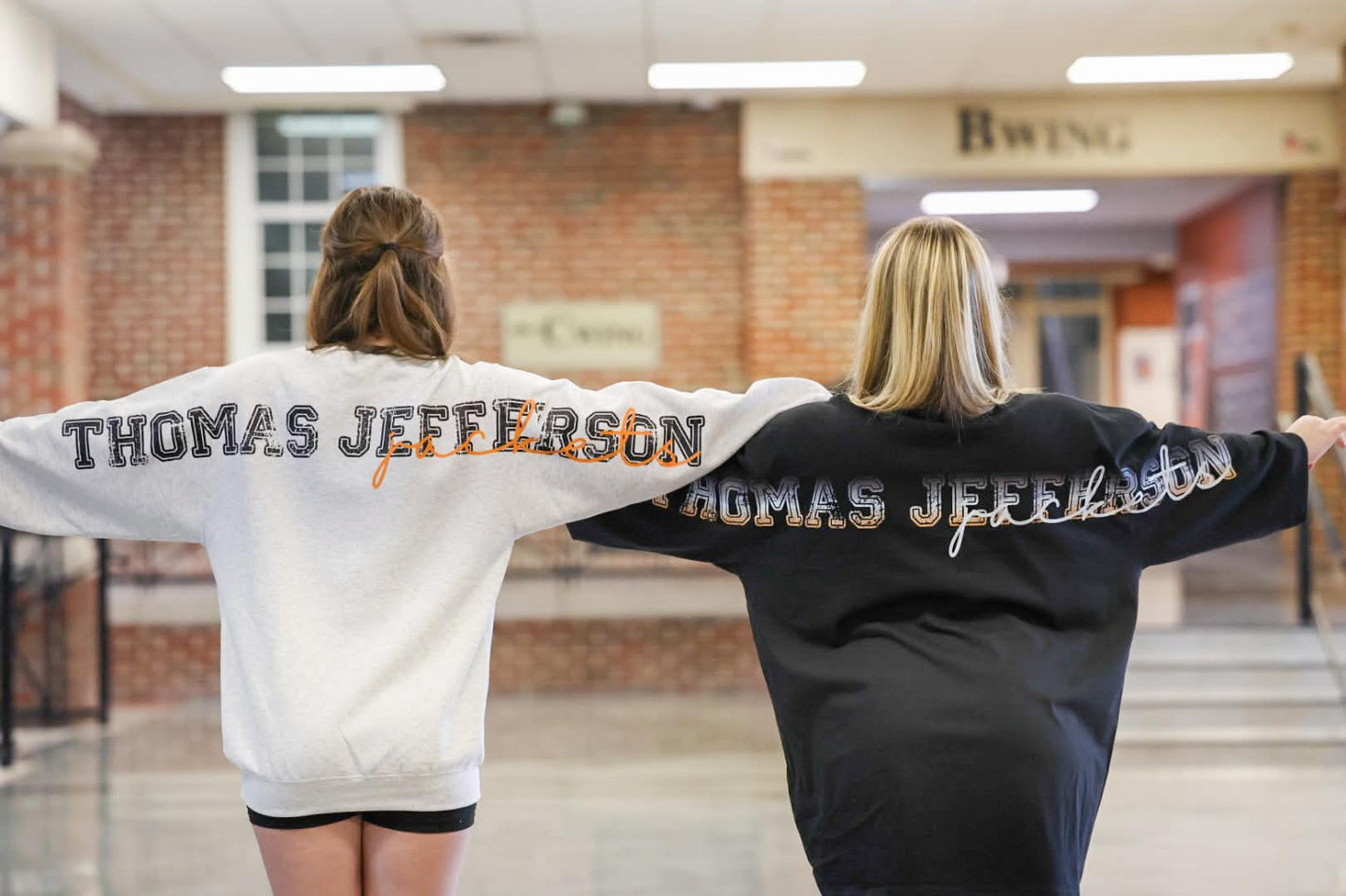 Thomas Jefferson Cheer - Thomas Jefferson Jackets Crewneck
