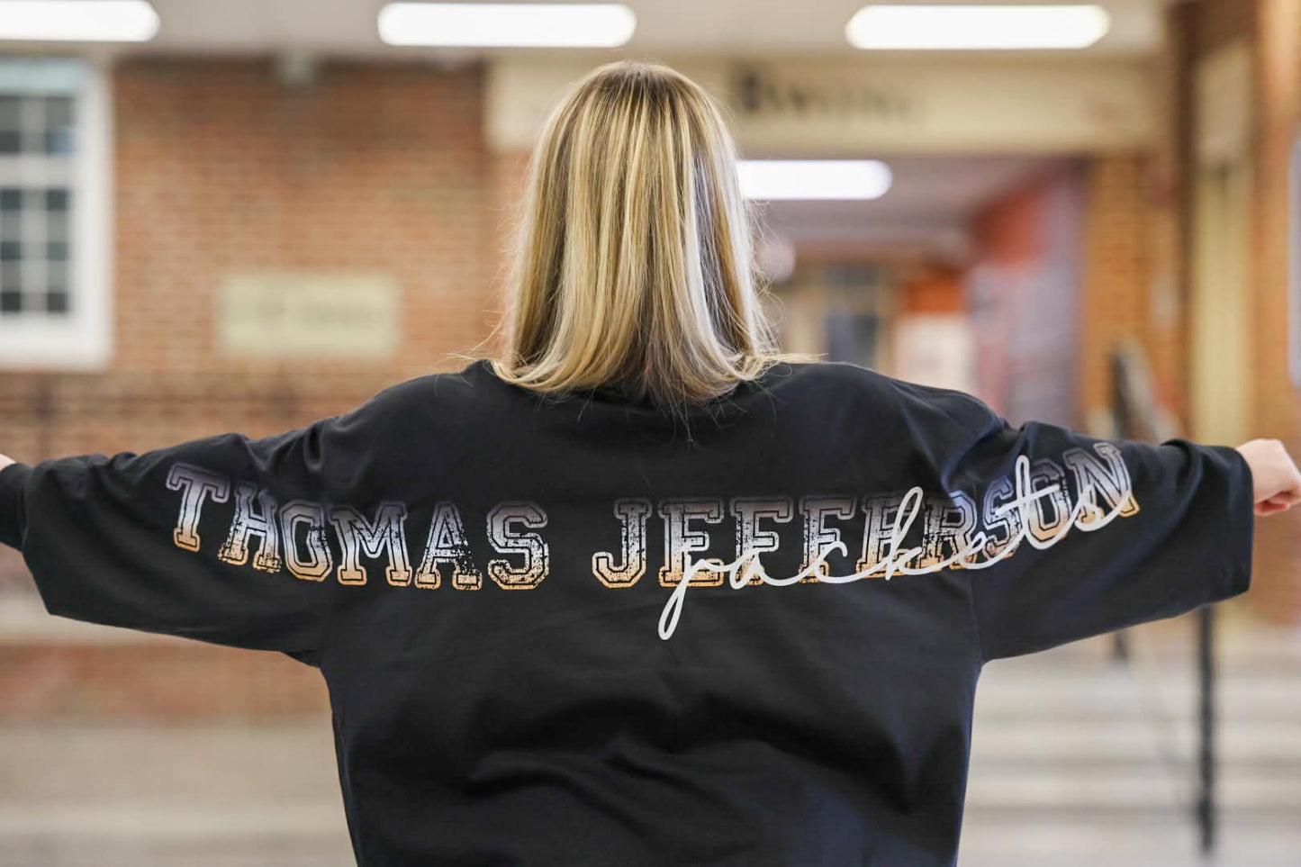Thomas Jefferson Cheer - Thomas Jefferson Jackets Crewneck