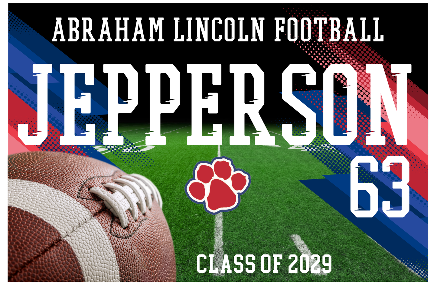 LYNX TOUCHDOWN CLUB YARD SIGN FUNDRAISER