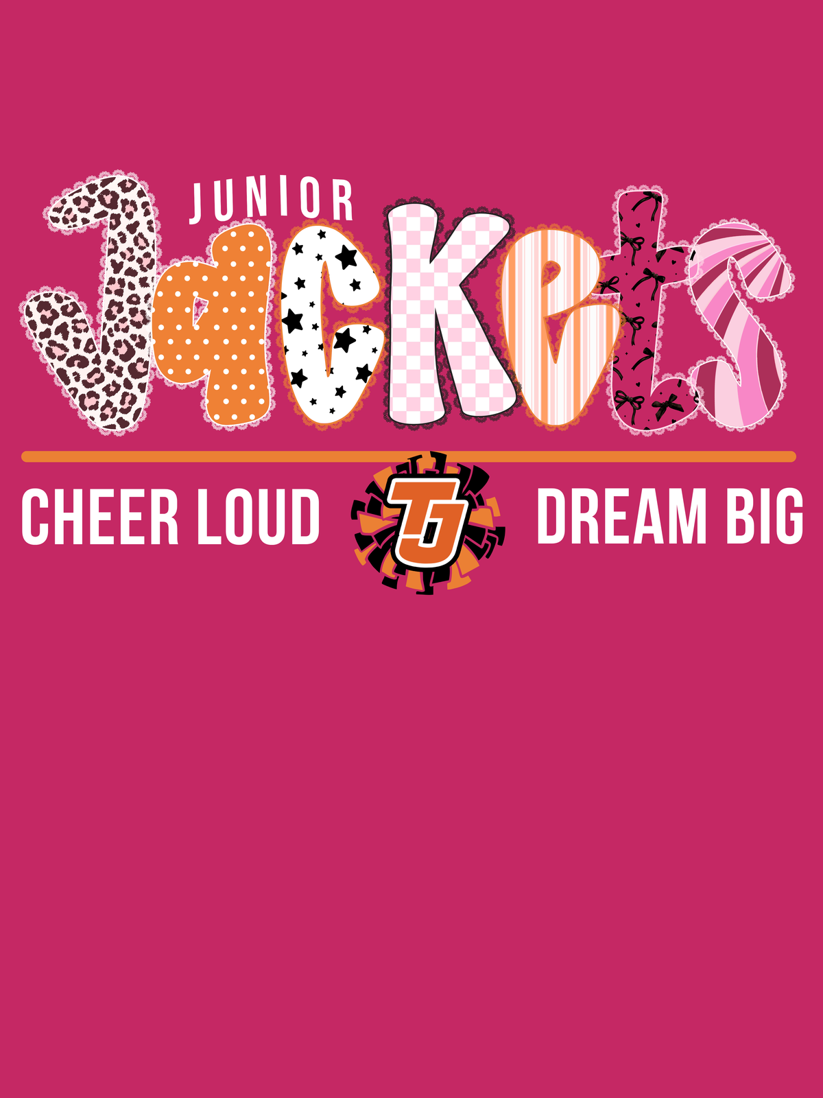 JR Jacket Cheer Pink Out Gear for supporters